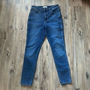 Madewell Tall Curvy Roadtripper Authentic Skinny Jeans- 29T